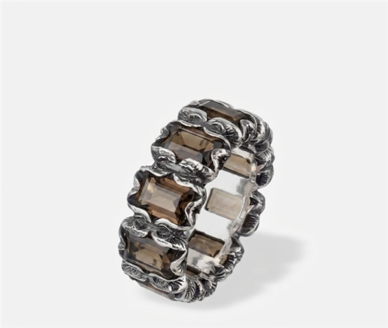 Ringe Maria e Luisa Jewels Dame in Silber Quarzo AA0138/V1 FUME' - AA0138/V1 FUME'